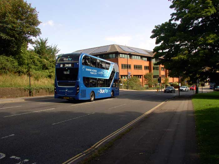 Bluestar double-decker in Commercial Road