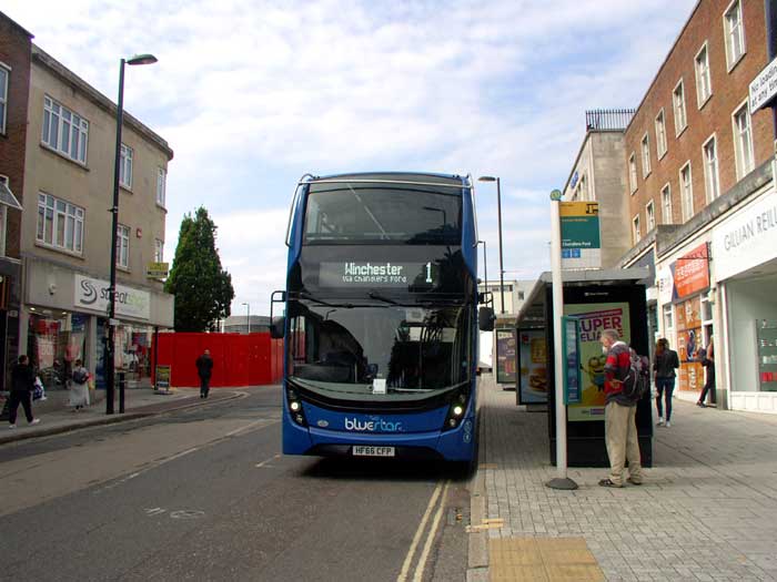 Route 1 Bluestar double-decker