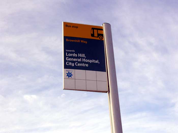 Brownhill Way bus stop