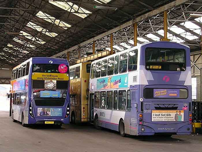 FirstBus depot in Bristol