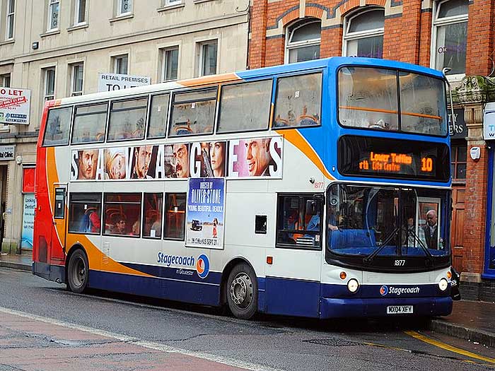 Stagecoach in Gloucester double-decker