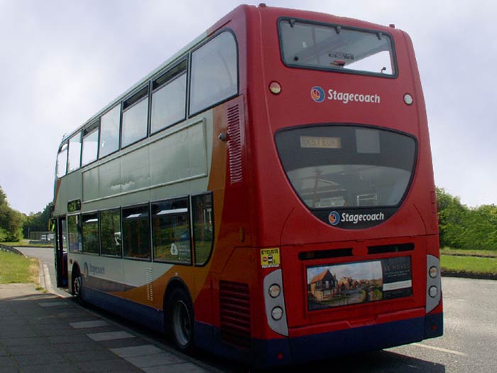 A Stagecoach double-decker