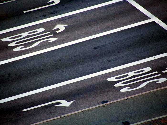 Bus lanes