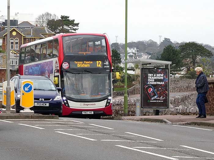 A Southern Vectis double-decker