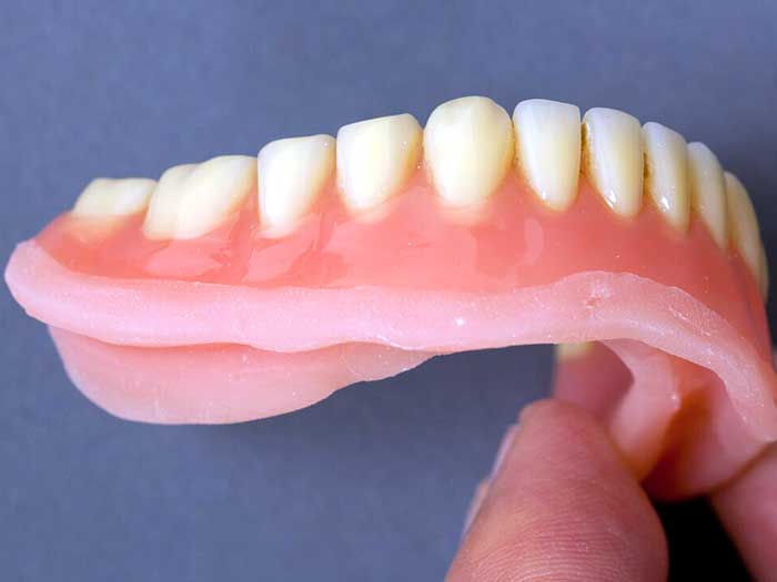 False teeth